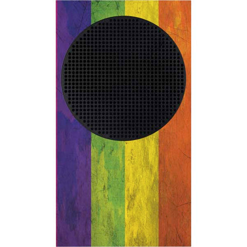 Distressed Rainbow Flag Xbox Series S Skins